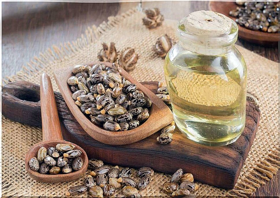 Castor oil and soybean oil