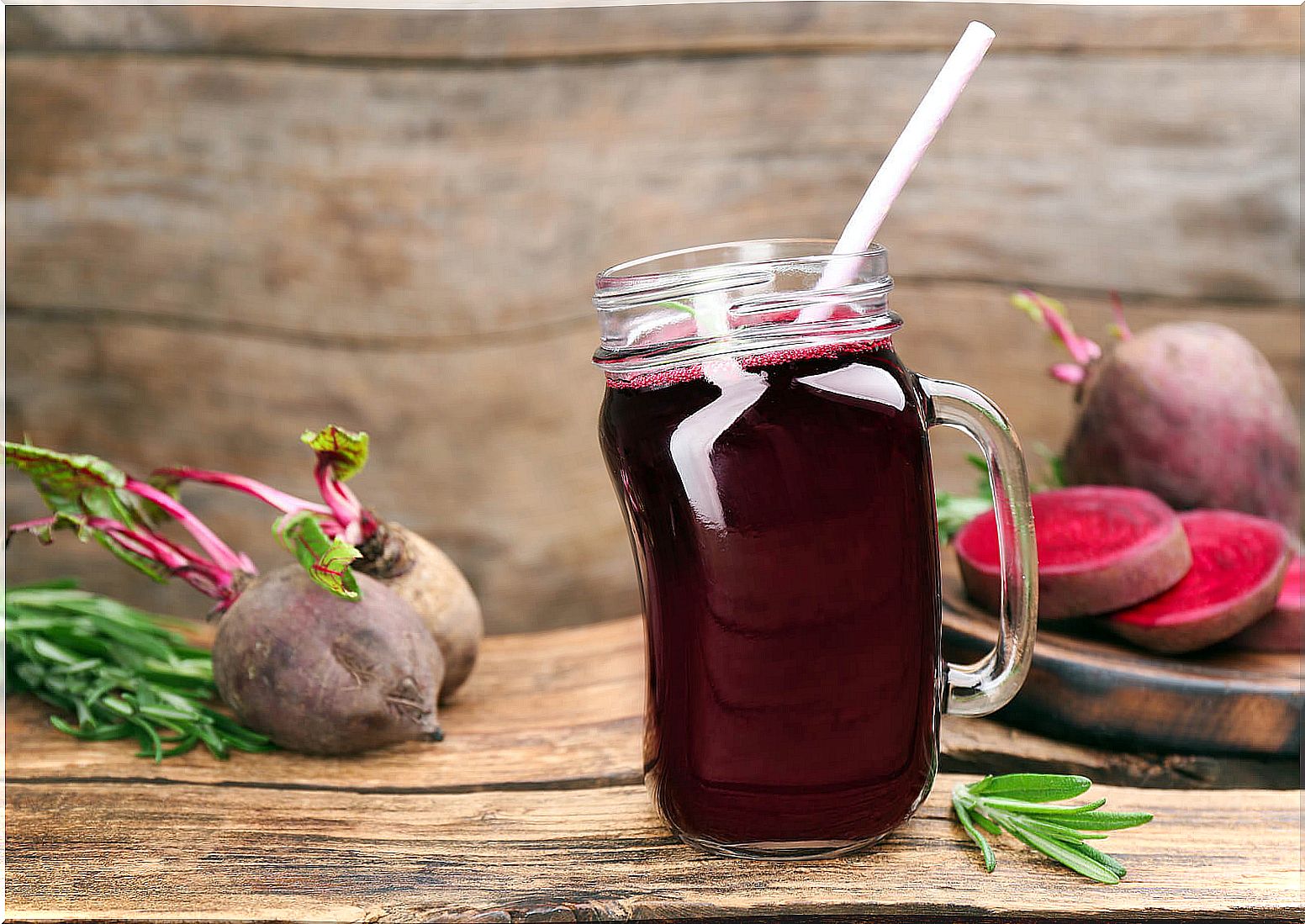 Beet, apple and carrot juice recipe.