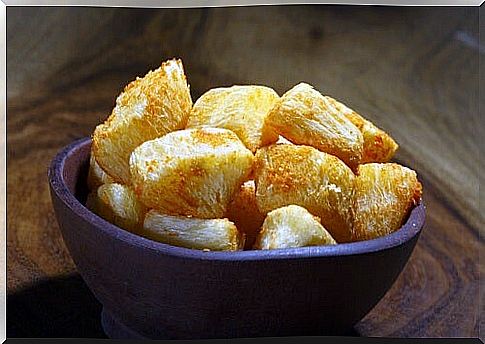 fried yucca