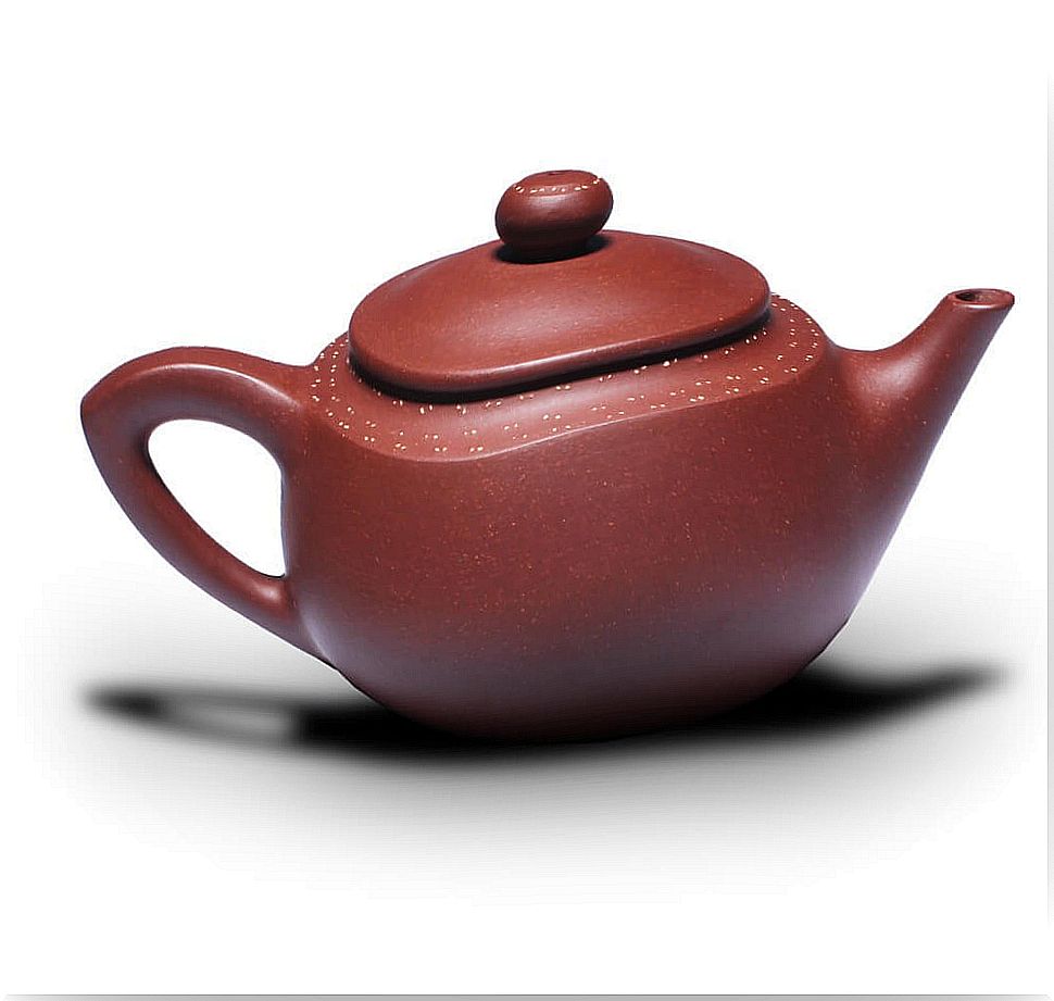 clay teapot