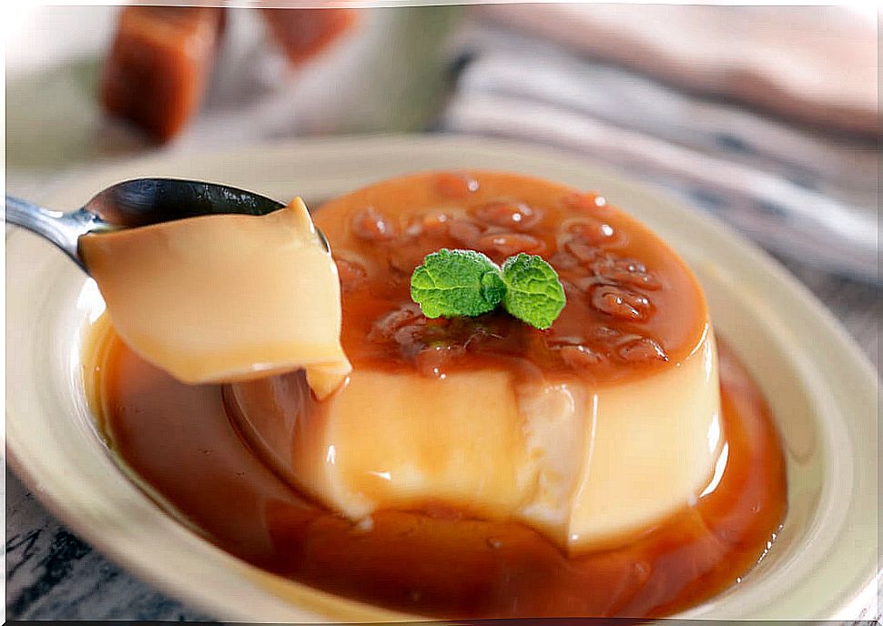 Coffee flan