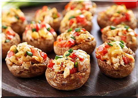 stuffed mushrooms