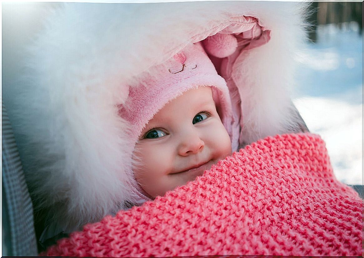 Tips to take care of your baby's skin in winter days